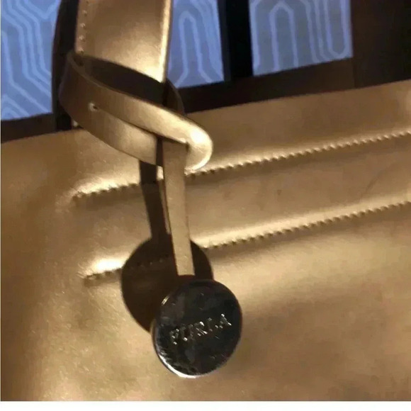 FURLA Metallic/Tan Bag - Picture 8 of 8
